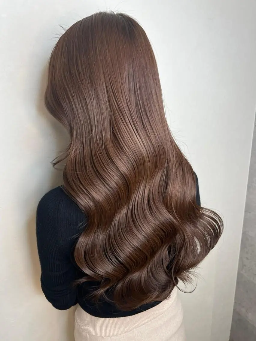 ロング カット ヘアカラー トリートメント アンダーバーホワイト 堺東店のヘアスタイル