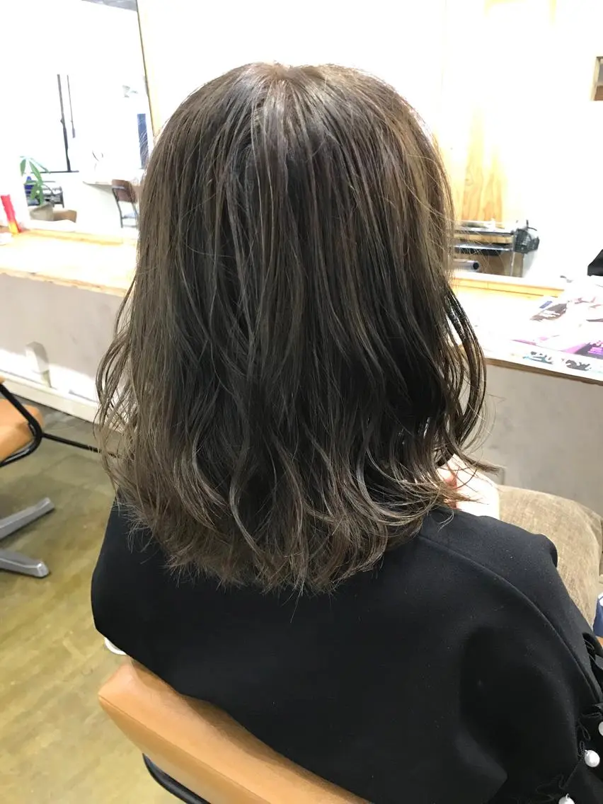 ミディアム カラー カット ヘアカラー トリートメント 💎髪質改善💎 デザイナーshinのヘアスタイル