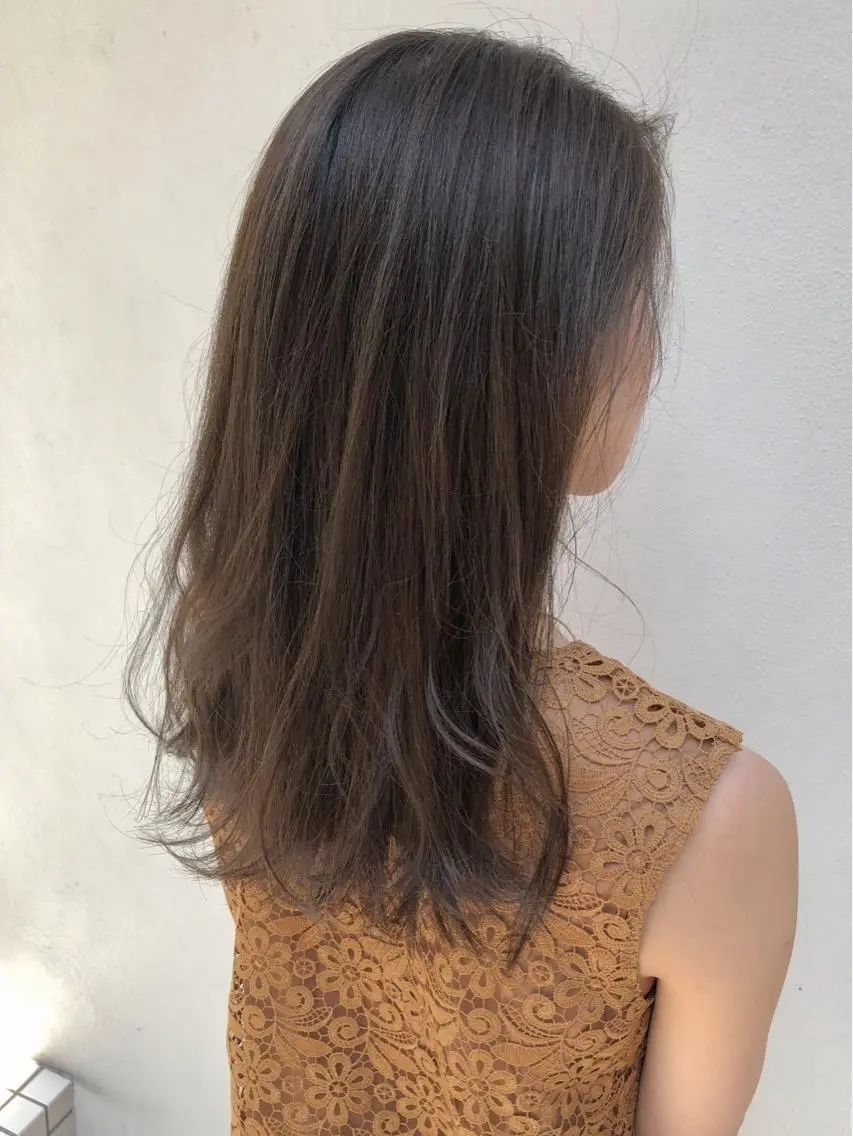 ロング カラー ハイライトカラー ハイライト 三軒茶屋/髪質改善 やまなかのヘアスタイル