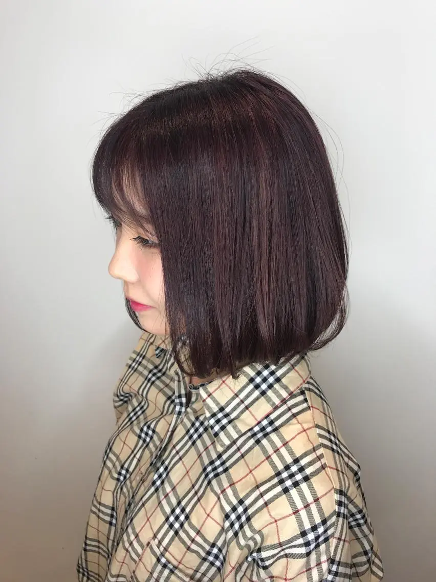 ショート カラー ブラウンカラー インナーエクステ渋谷 🦋KAJIのヘアスタイル