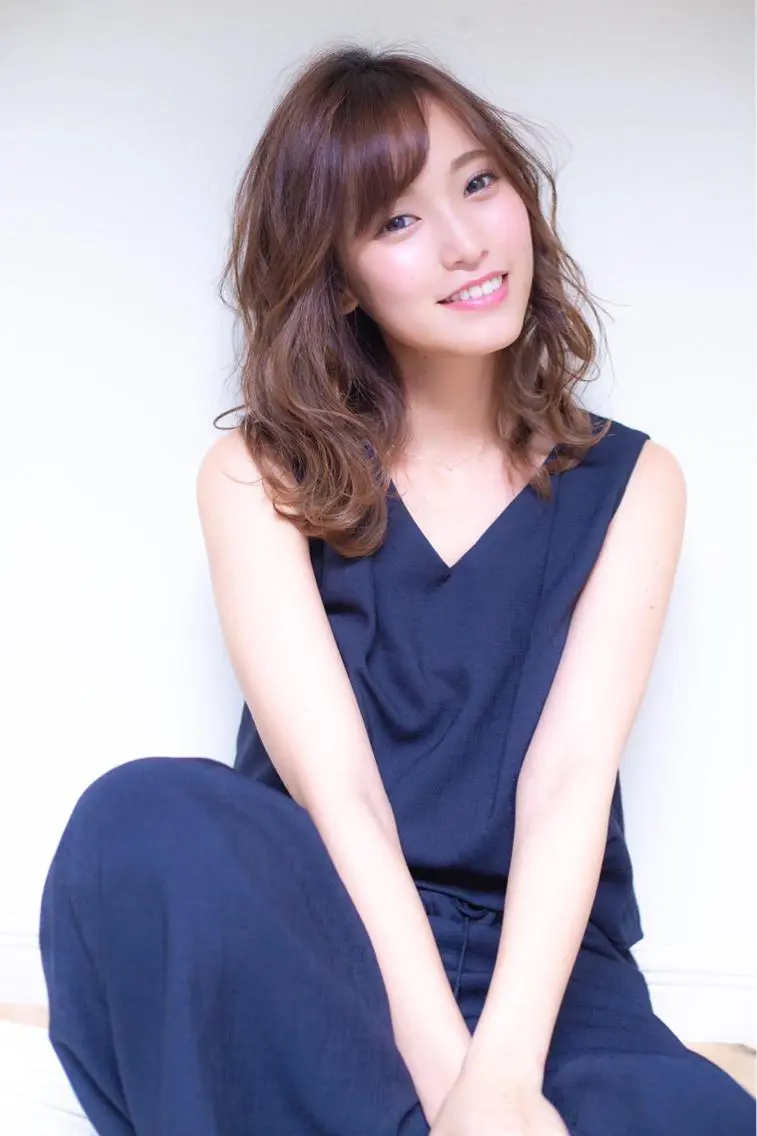 セミロング レイヤー/縮毛矯正 髪質改善/e_kiのヘアスタイル