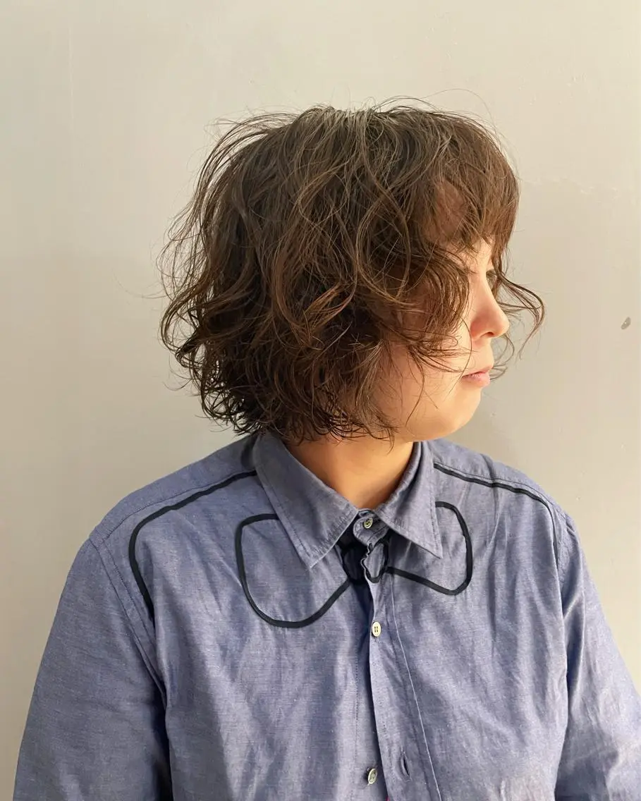 ショート パーマ HIBIKI/原宿 ハッシュカット🪄のヘアスタイル