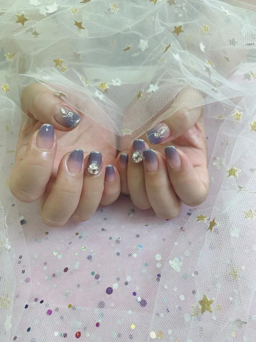 ネイル 🦋ネイルサロン ブラン🌈ゆりのネイルデザイン