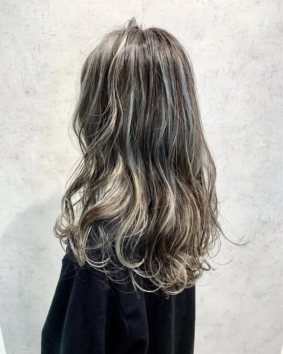 ロング カラー 神野 雅樹のヘアスタイル