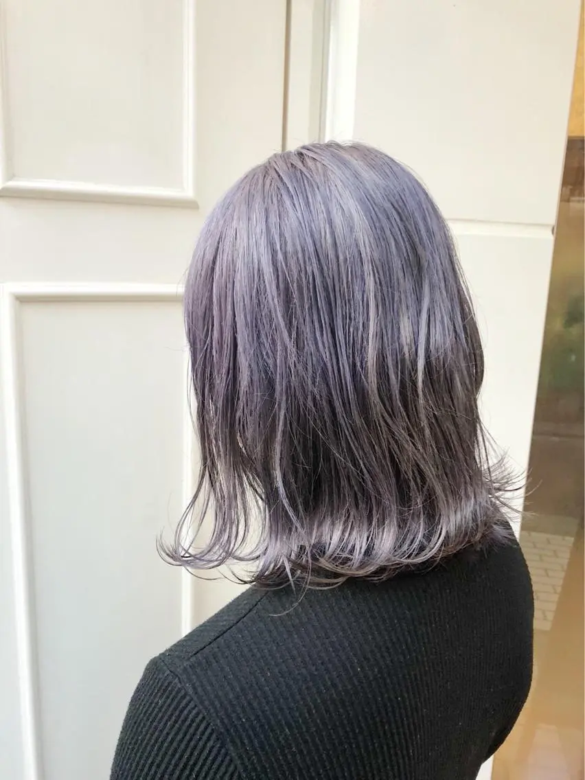 ミディアム カラー ラベンダーカラー 🫟Blanco🫟 Color&Careのヘアスタイル