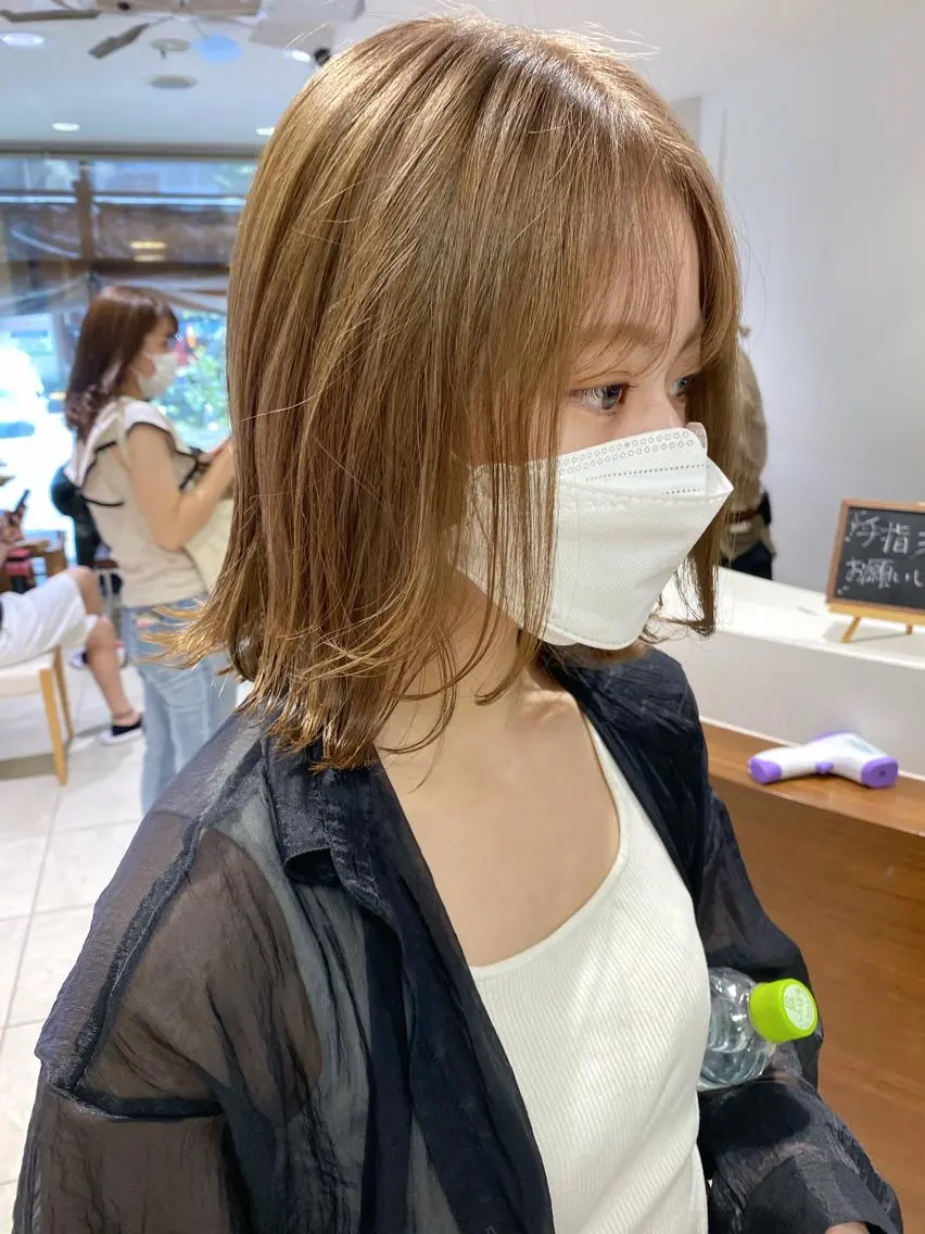 ショート カラー ブリーチ指名No.1 Daikiのヘアスタイル