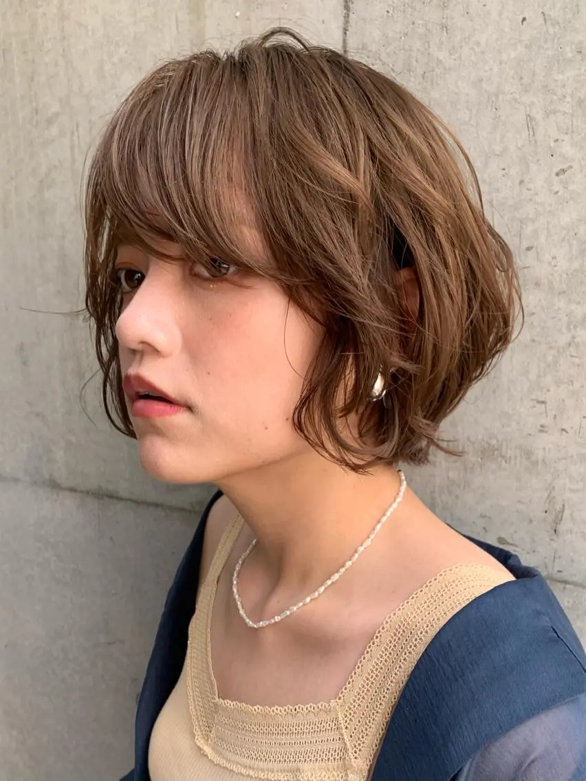 ショート ボブ ショートヘア Ｖｉｏｔ  銀座 樋口 桃佳のヘアスタイル