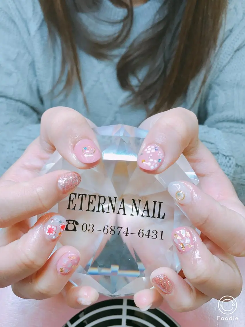 ネイル 成人式 プライベートサロン eternanailのネイルデザイン