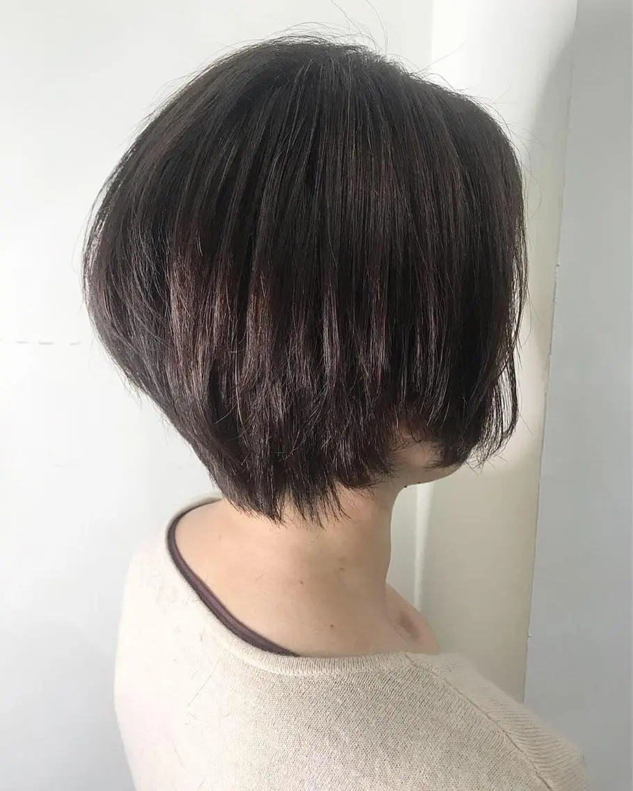 ショート カラー ショートボブ グラデーションカラー ボブ ショートヘア メンズ縮毛矯正 細谷碧海のヘアスタイル
