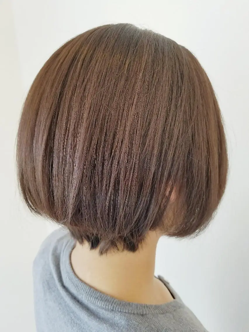 ショート カラー アッシュ ベージュカラー ショートヘア 髪質改善/ハイライト 小林秀樹のヘアスタイル