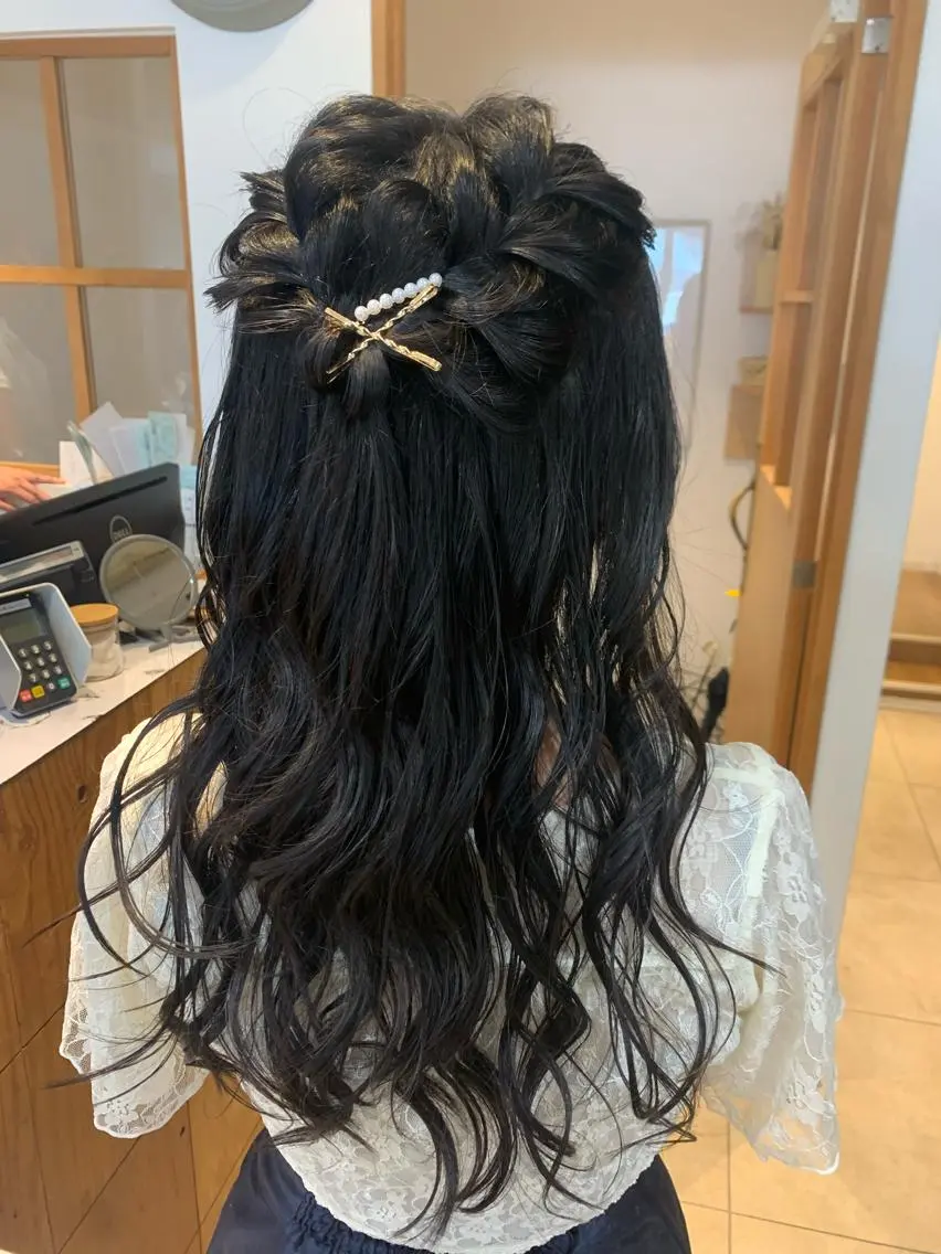 ロング ヘアセット 庄司 沙羅のヘアスタイル