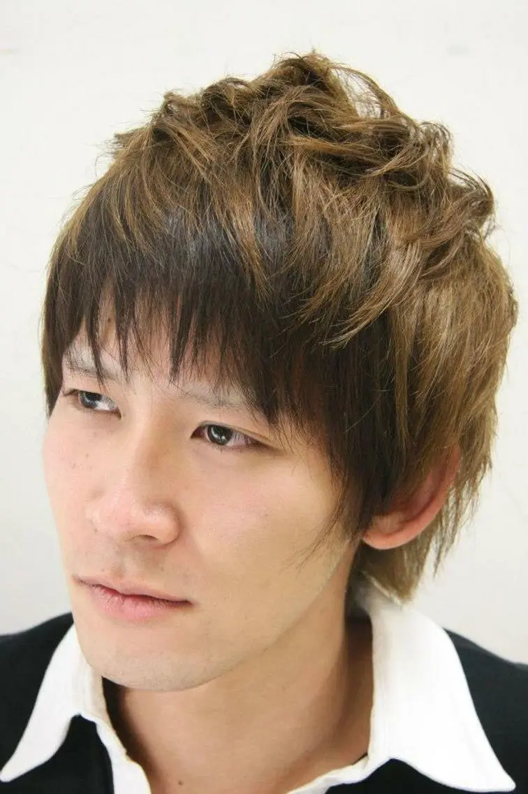 カラー メンズ ダブルカラー 田中 奈布のヘアスタイル