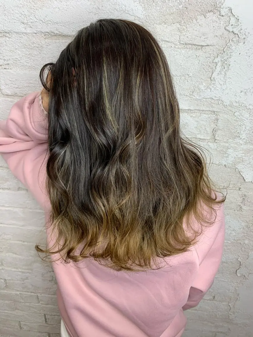 セミロング カラー 🎀モテ髪ﾐﾙｸﾃｨ ｰ🎀yasunaのヘアスタイル
