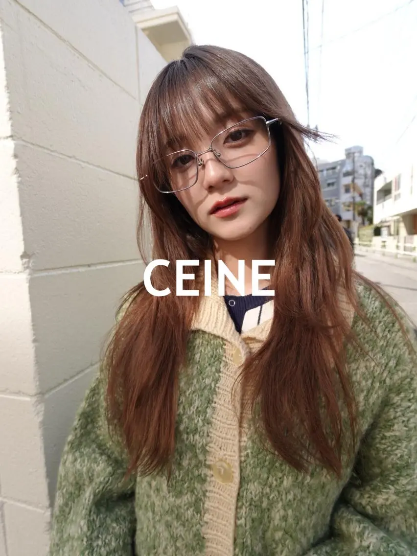 ミディアム カラー ショートボブ ミディアムパーマ アディクシーカラー ブリーチ ケアブリーチ CEINE OURのヘアスタイル