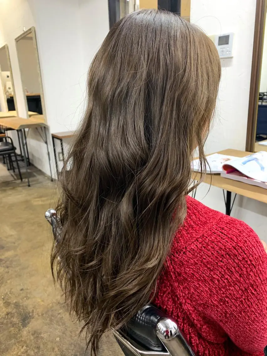ロング カラー メンズパーマ メンズ特化ryoのヘアスタイル