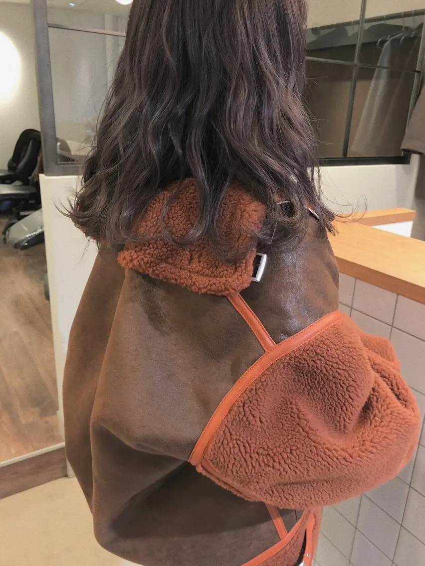 カラー 透明感カラー グレージュ イルミナカラー パープルグレージュ 長井 徹行のヘアスタイル