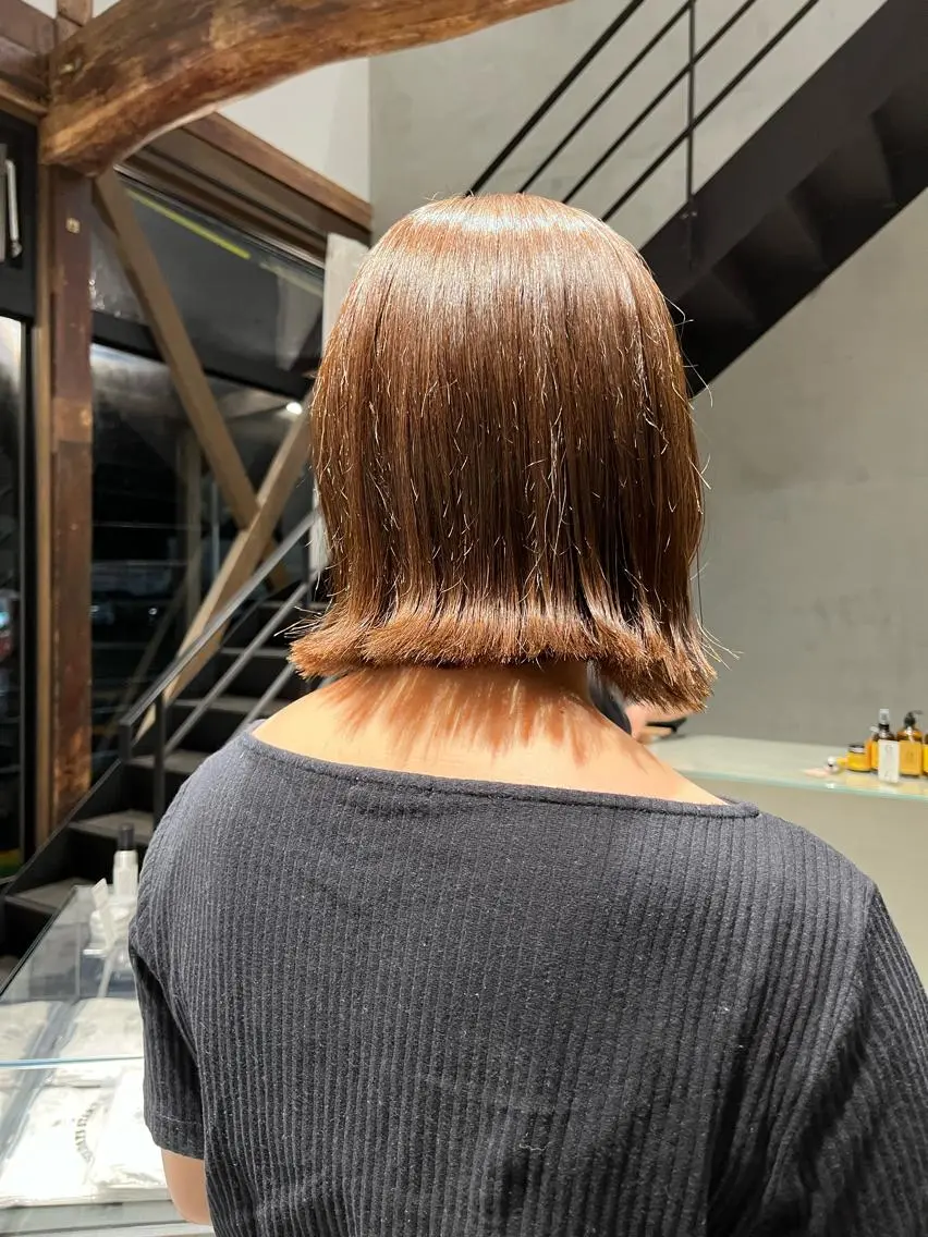 ミディアム カット トリートメント 林 美優のヘアスタイル