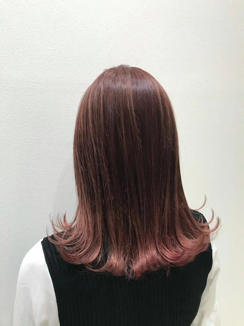 セミロング パーマモデル募集🌈 森脇帆南のヘアスタイル