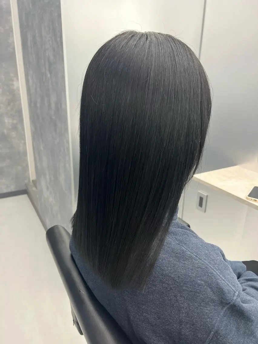 セミロング カラー 大人GAL製造機/カ ラー×エクステゆいとのヘアスタイル
