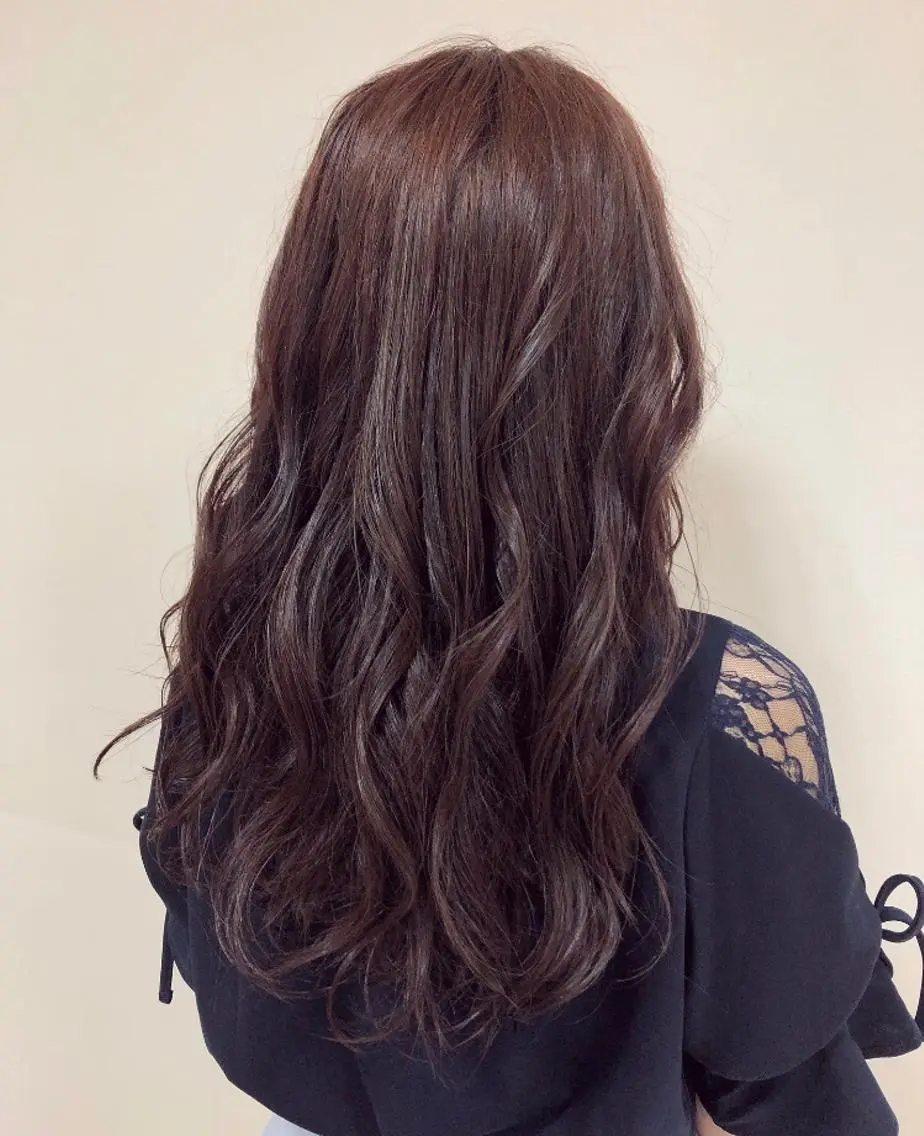 ロング カラー ヘアアレンジ ブリーチ ブラウンカラー ブリーチなしカラー ピンクカラー ピンクブラウン enurk店 🍋 M I K U  *のその他イメージ