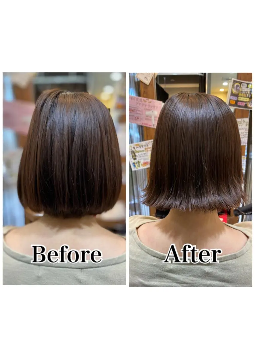 ミディアム 加藤 実穂のヘアスタイル