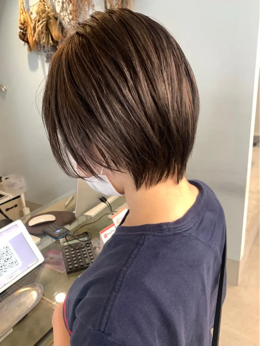 ショート ショートヘア カット トリートメント Flamme Annaのヘアスタイル