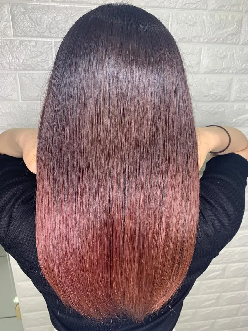 セミロング カラー アクアカラー 髪質改善 トリートメント トリートメント ヘッドスパ ヘアセット LAS 代表 ナガカワ コウヘイのヘアスタイル
