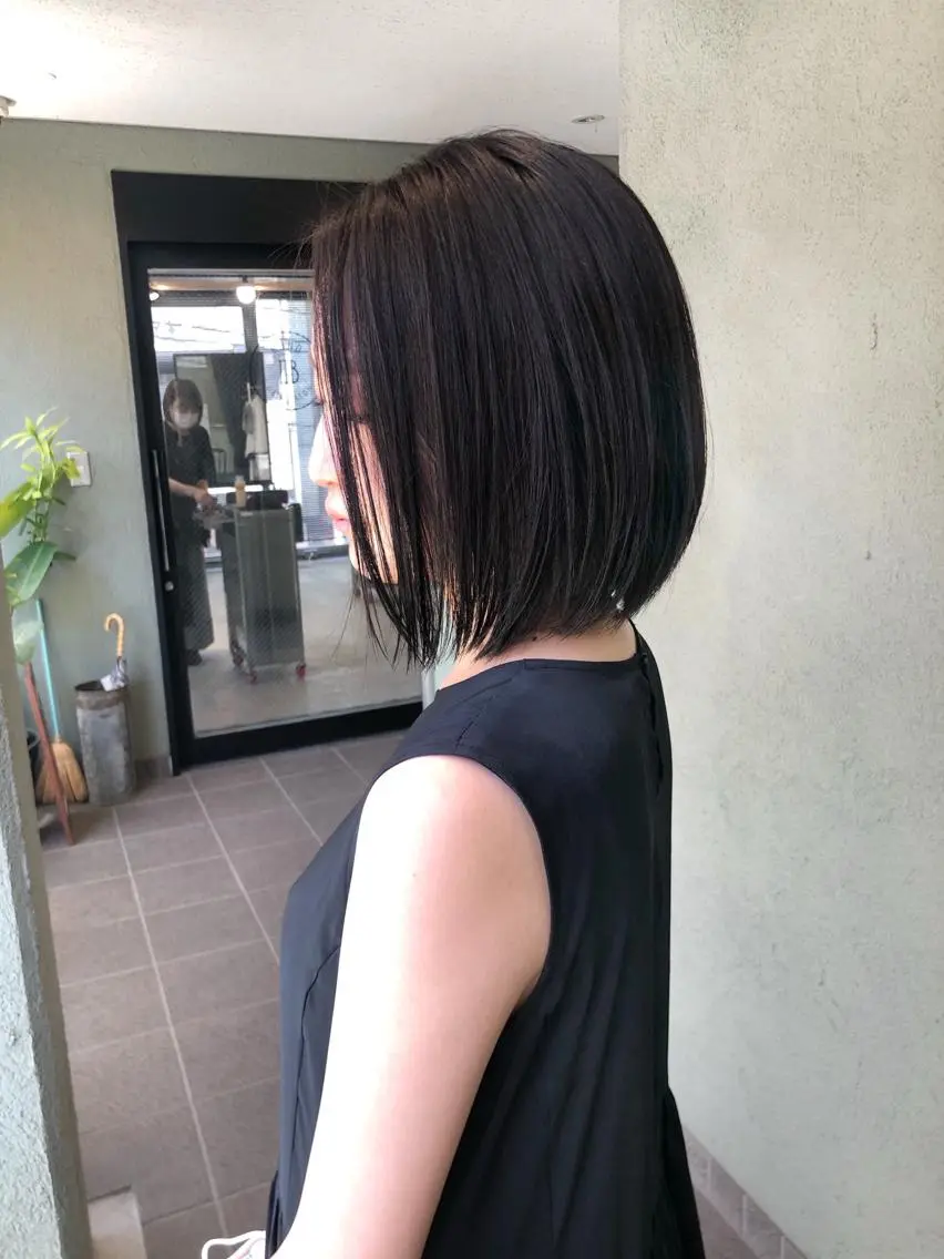 ショート カラー ハイライトカラー ハイライト カット ヘアカラー トリートメント HIROKI ”博多 /ボブのヘアスタイル