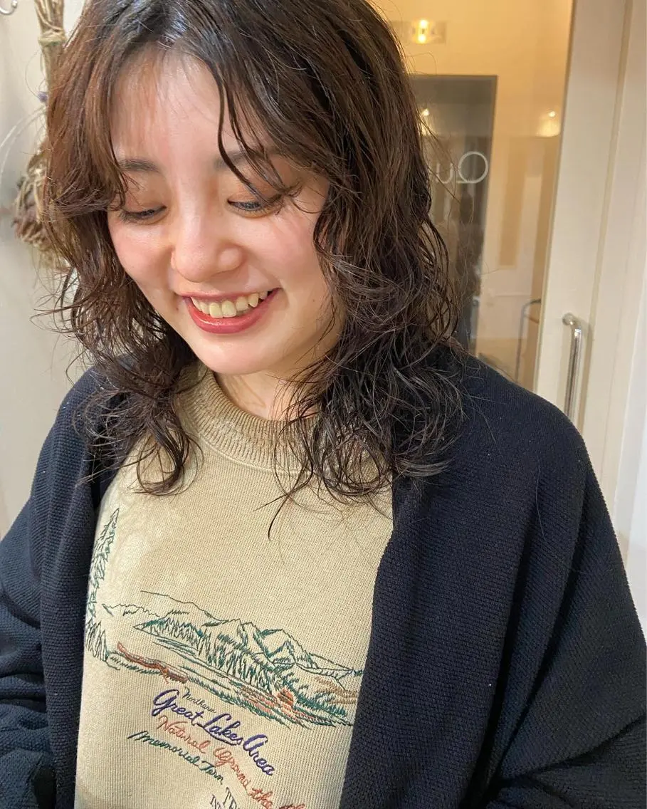 パーマ SALTWATER AYARIのヘアスタイル
