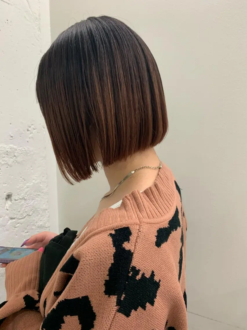 ショート カラー パーマ ヘアアレンジ メンズ ボブ 似合わせパーマ/ kazuのヘアスタイル