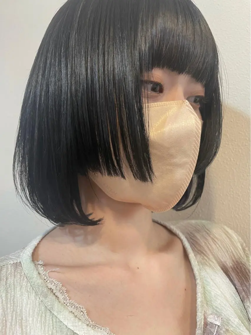 ミディアム ボブ ウルフカット/ボブ りなのヘアスタイル