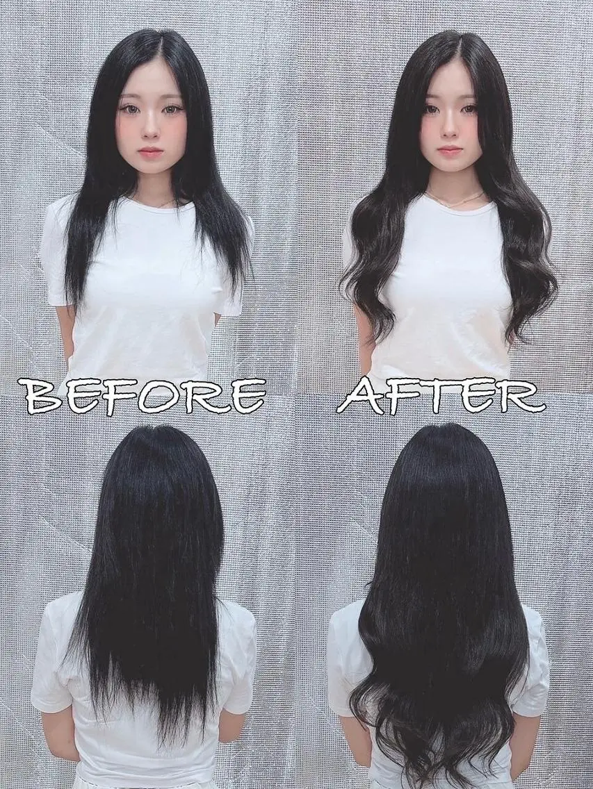 ロング カラー ヘアアレンジ シールエクステ バレイヤージュ ブリーチ ケアブリーチ ダブルカラー LIP 大阪本店 エクステ MISAのヘアスタイル