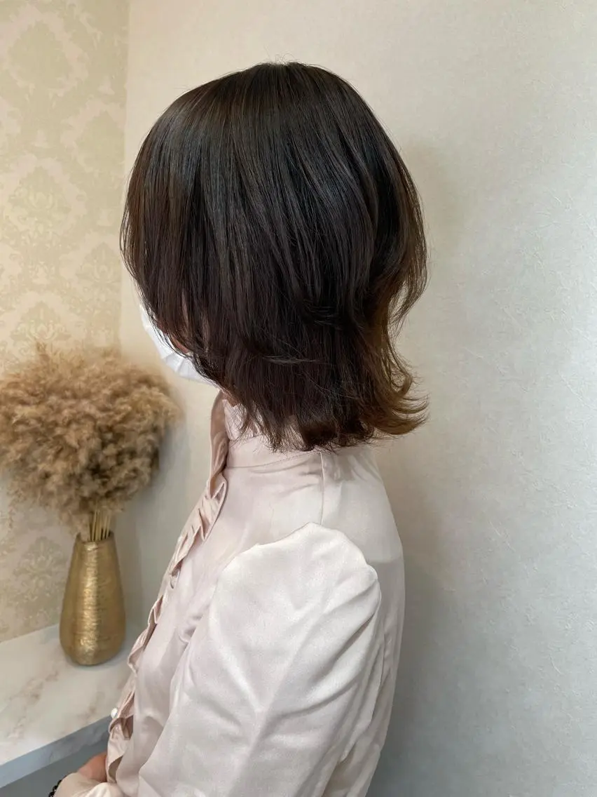 ショート ボブ ショートヘア ウルフカット ウルフボブ 江口 将司のヘアスタイル