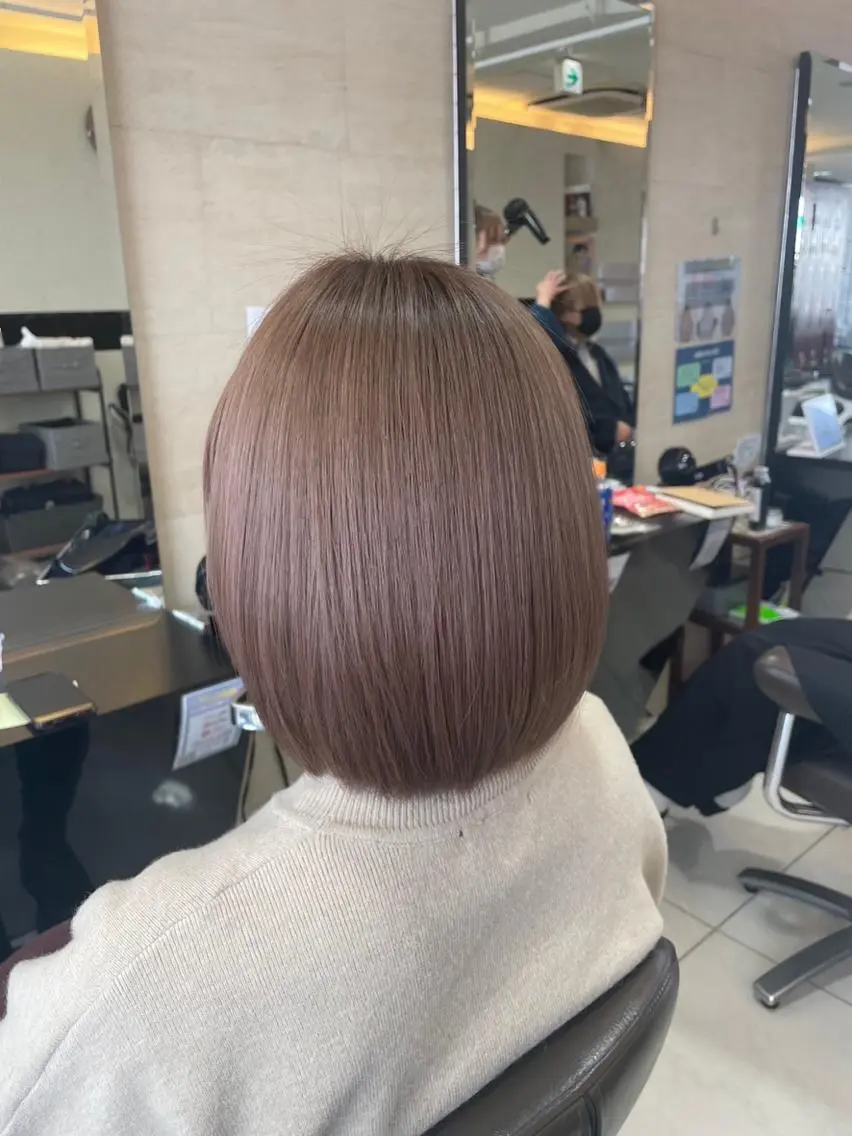 ブリーチカラーボブ sayo🧸🤎のヘアスタイル
