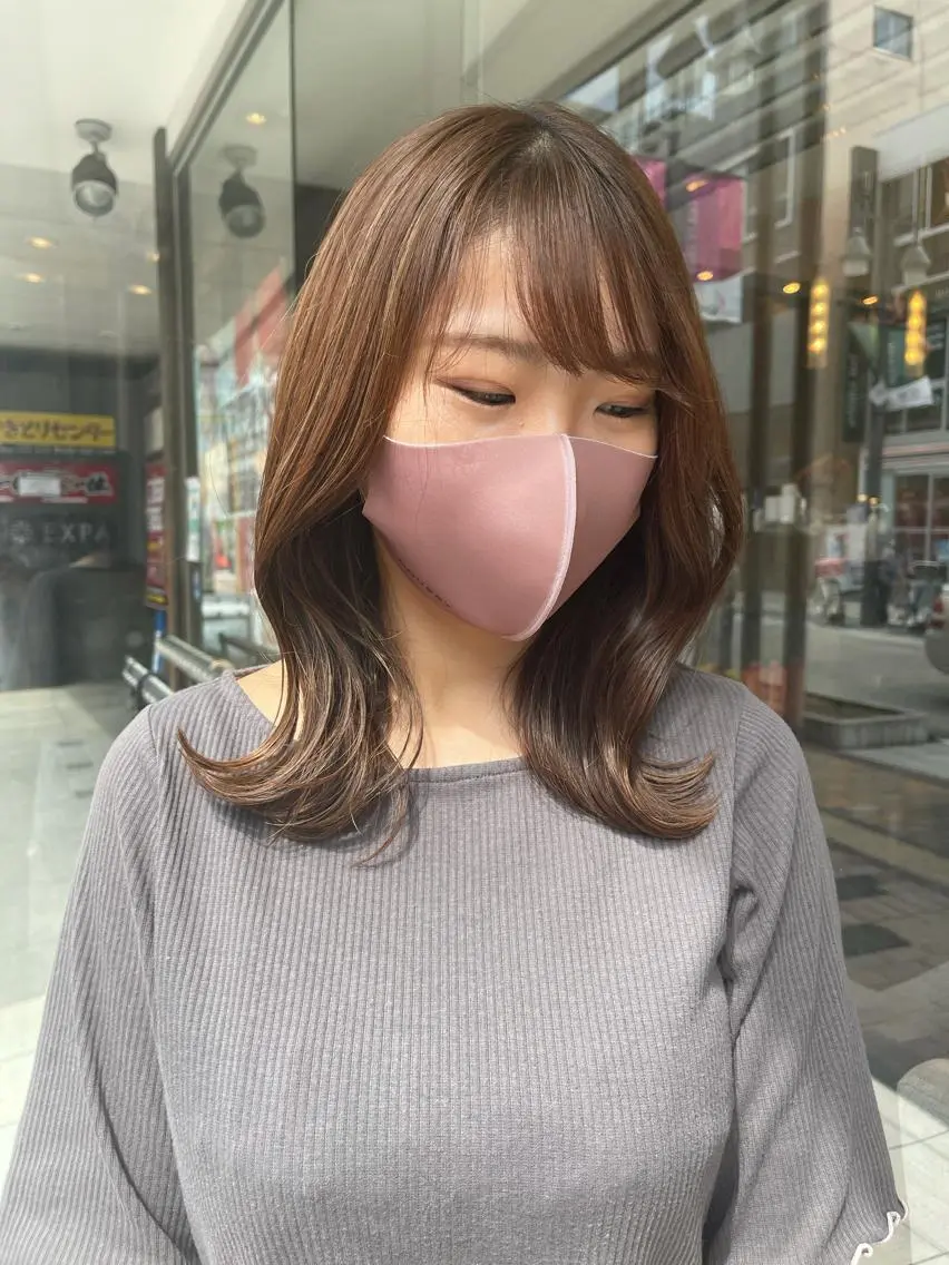 セミロング 韓国風ヘア ユナ🌙 nailのネイルデザイン