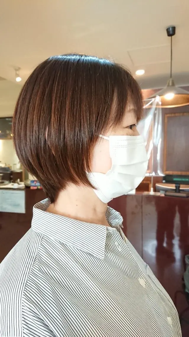 ショート ショートボブ ボブ ショートヘア ショート/パーマ/ カラー/FUKOのヘアスタイル