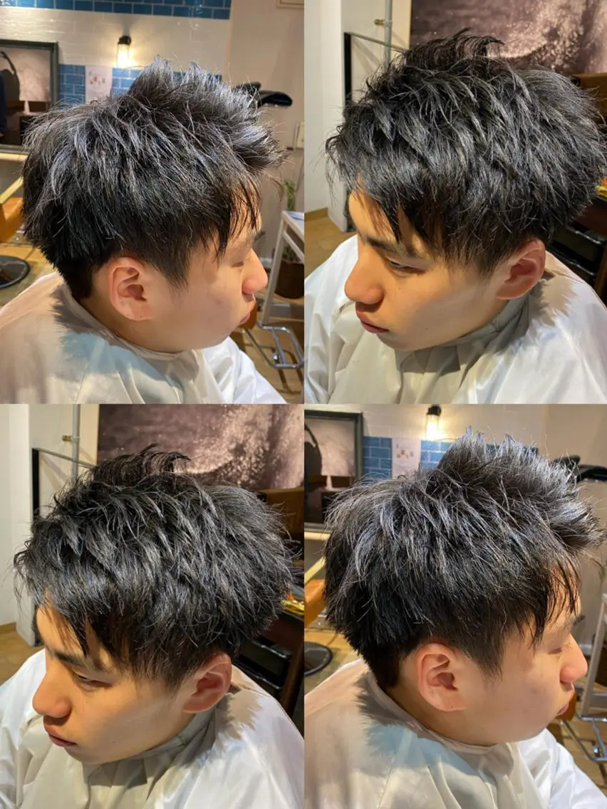 パーマ メンズ 🔥メンズパーマ 特化 渡辺一翔のヘアスタイル