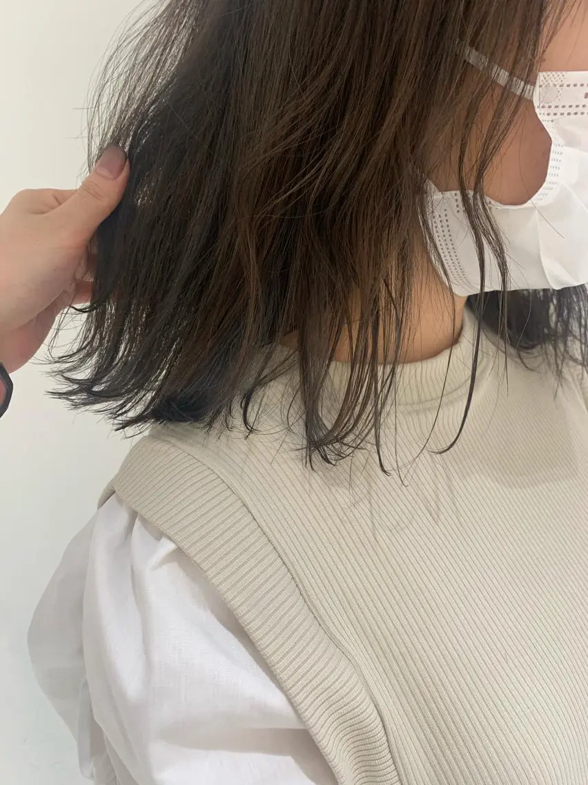 ミディアム カラー Takahashi Yuriのヘアスタイル