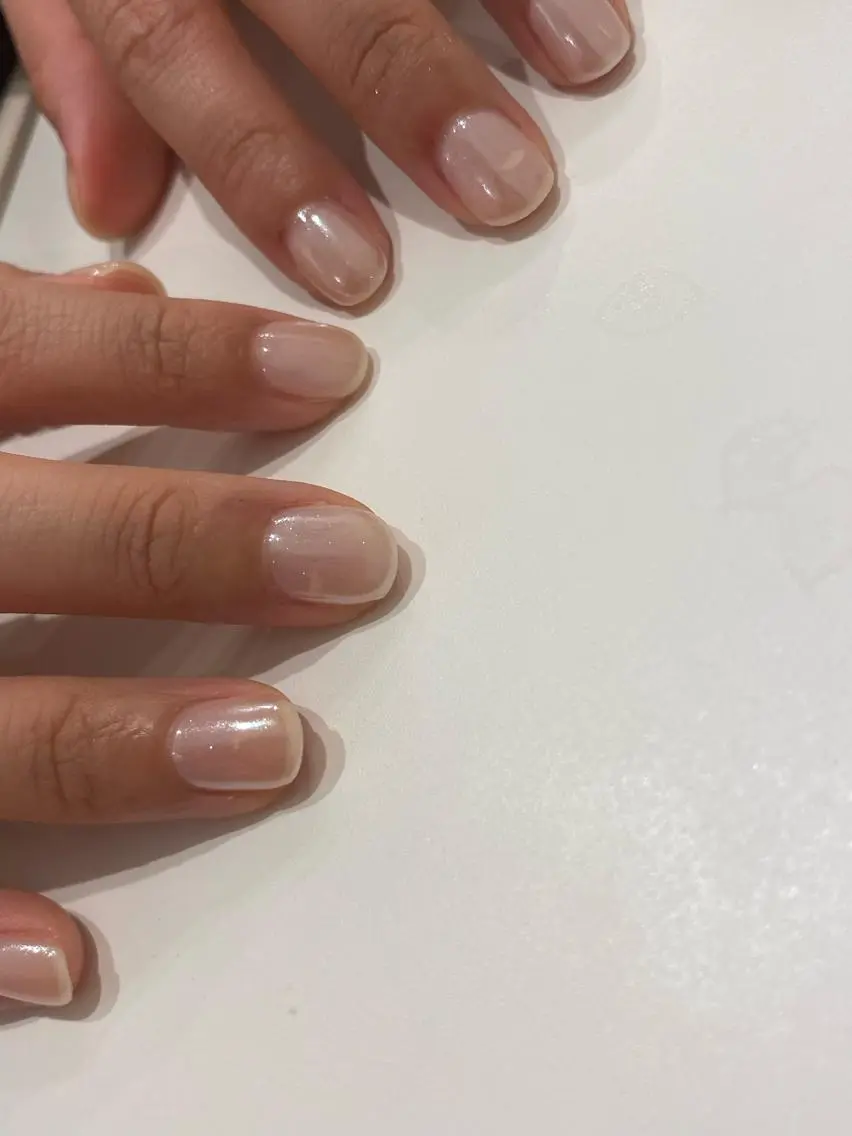ネイル オーロラネイル キラキラネイル ハンドネイル Ann nailのネイルデザイン