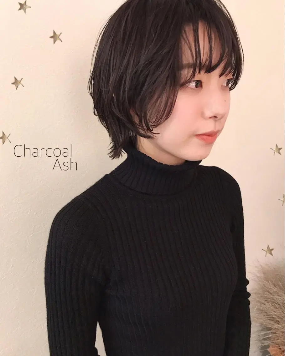ショート カラー カット ヘアカラー 市川 千夏のヘアスタイル