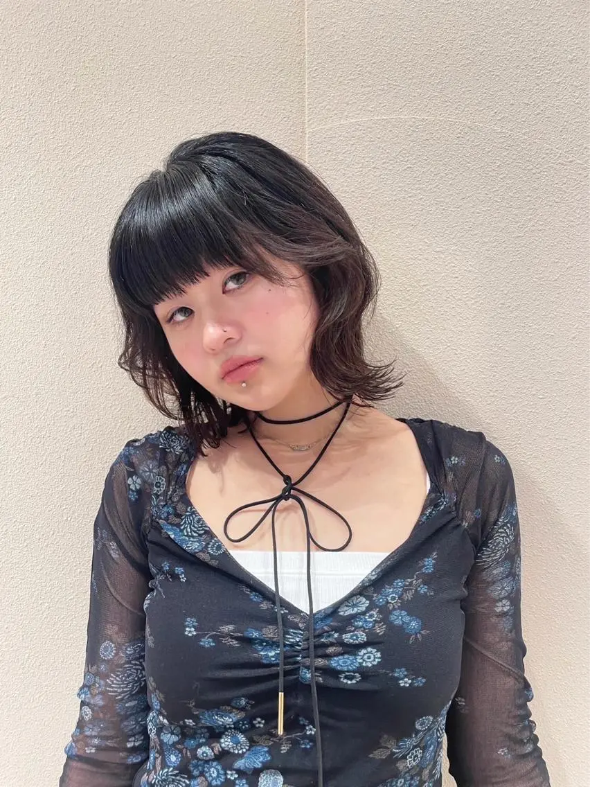 ショート カラー 顔まわりレイヤー 顔周りカット 韓国風ヘア レイヤーカット 【韓国❤️海外ヘア】 AYAKAのヘアスタイル