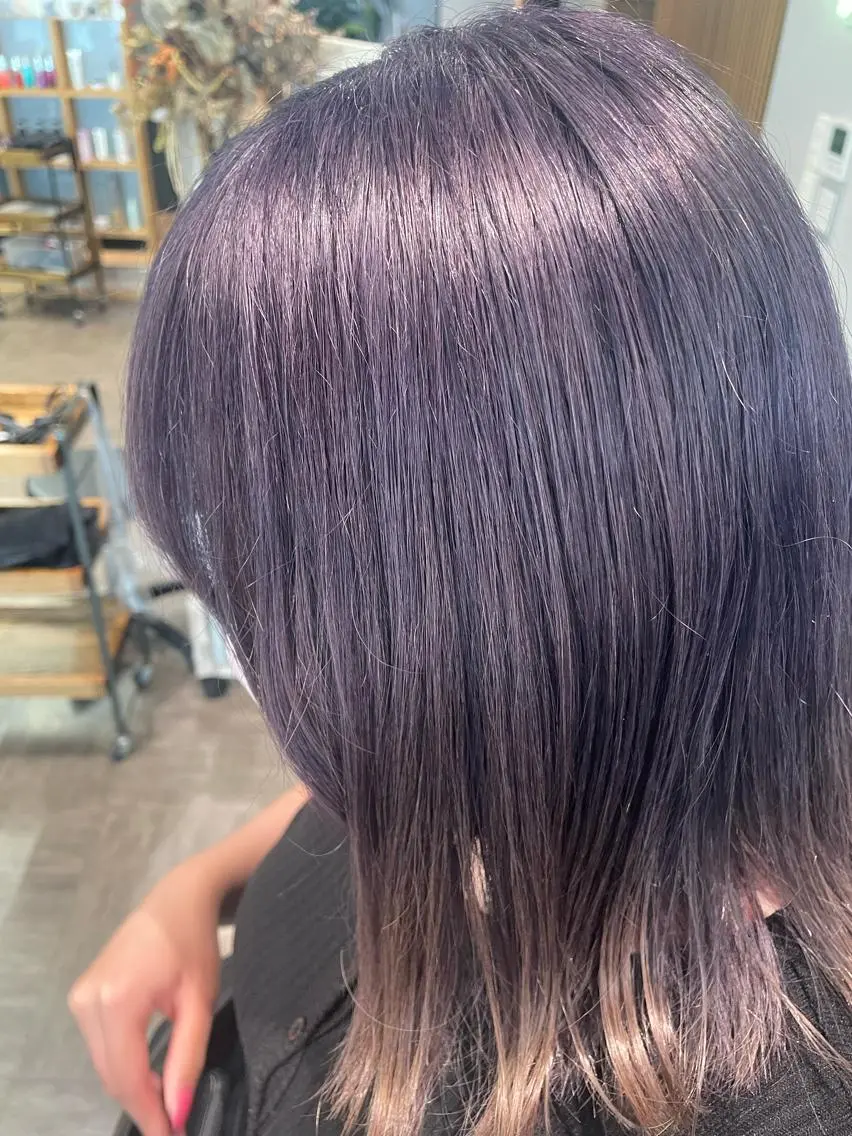 ミディアム カラー PANOLA下北沢 中川夢菜のヘアスタイル