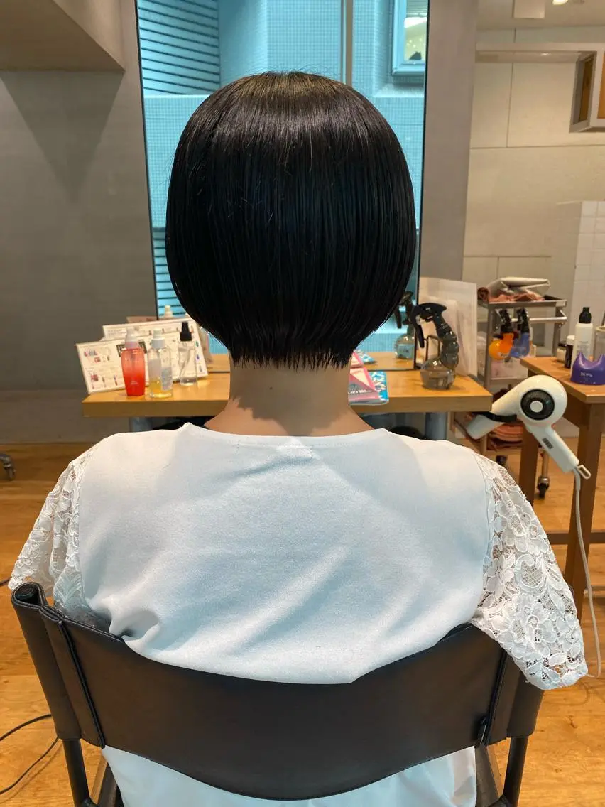 ショート カラー ヘアアレンジ ショートヘア 、 、のヘアスタイル