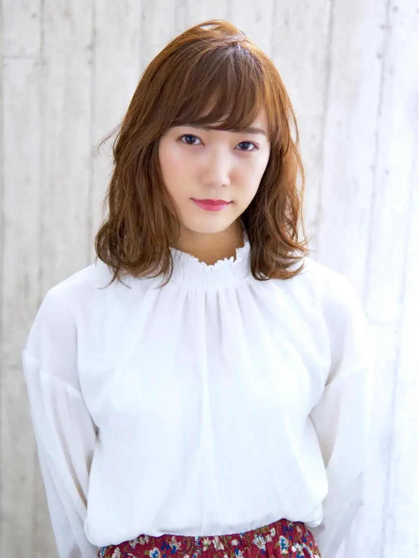 ミディアム カラー パーマ ヘアアレンジ メンズ キッズ ネイル マツエク・マツパ ミディアムネイル 永野 良一のヘアスタイル