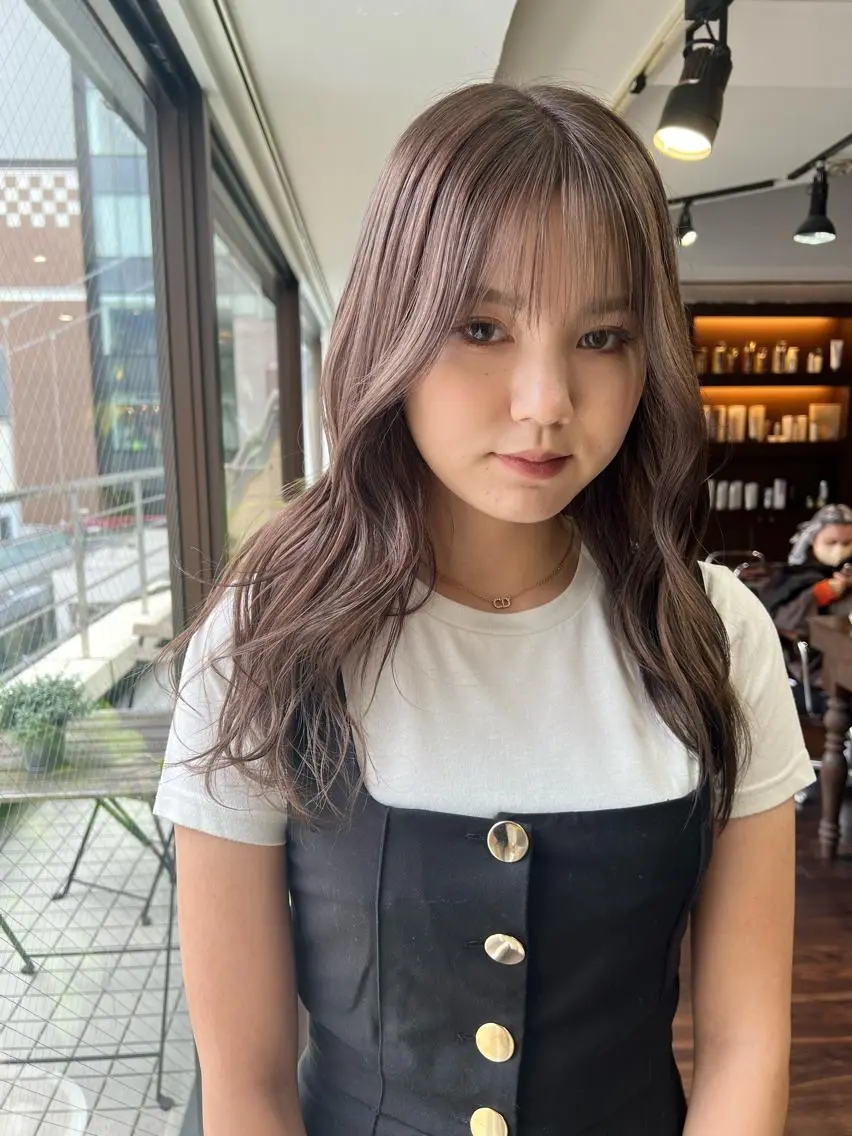 ロング カラー ブリーチ ケアブリーチ 透明感カラー デザインカラー ダブルカラー ハイトーン/ボブ 🎀sonokaのヘアスタイル