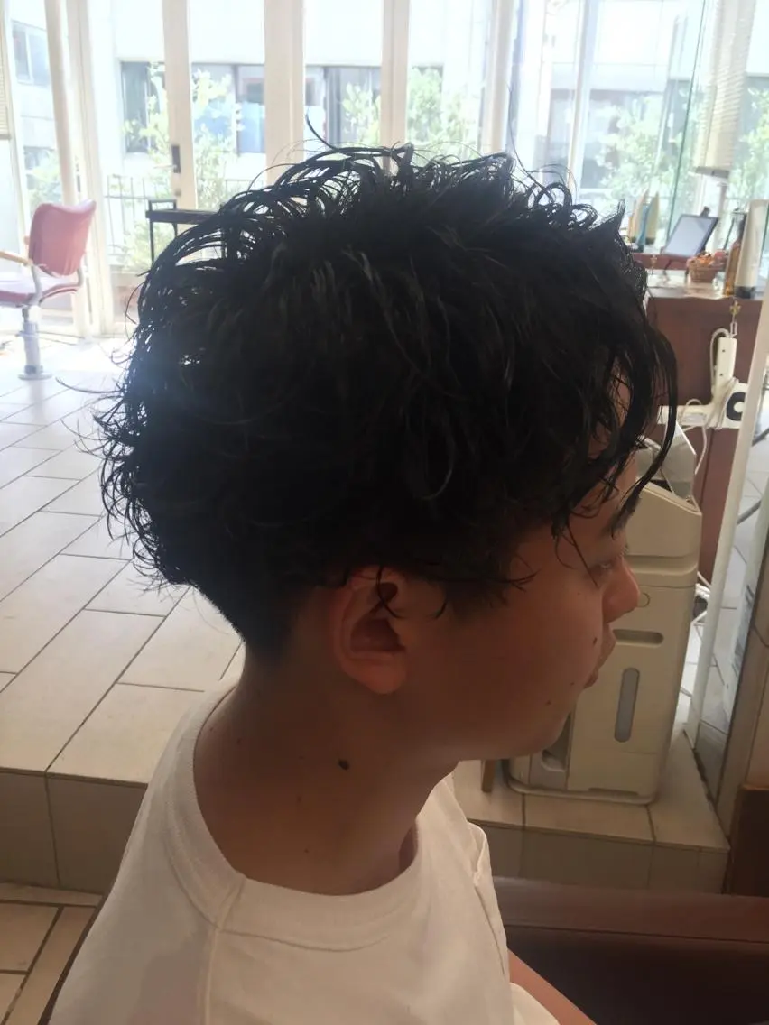 パーマ ヘアアレンジ メンズ メンズパーマの巨匠 鈴木純のヘアスタイル