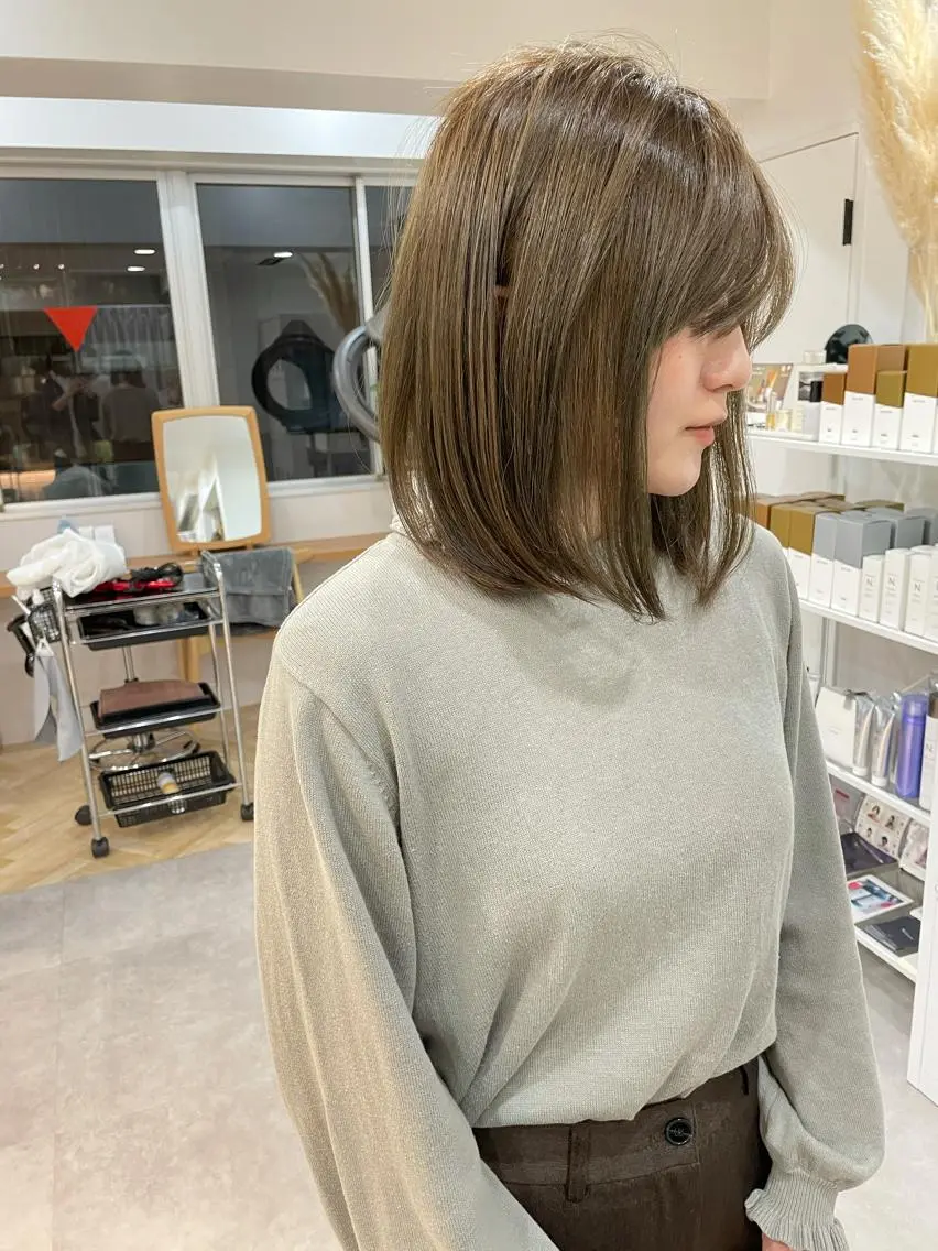 ミディアム 木下英治/ボブ ショート銀座のヘアスタイル