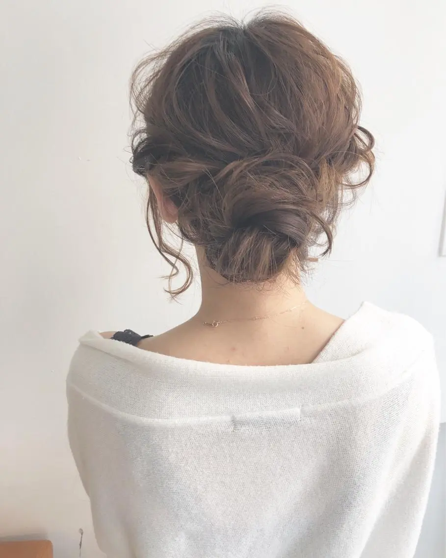 ミディアム ヘアアレンジ デート 柳澤 興輝のヘアスタイル