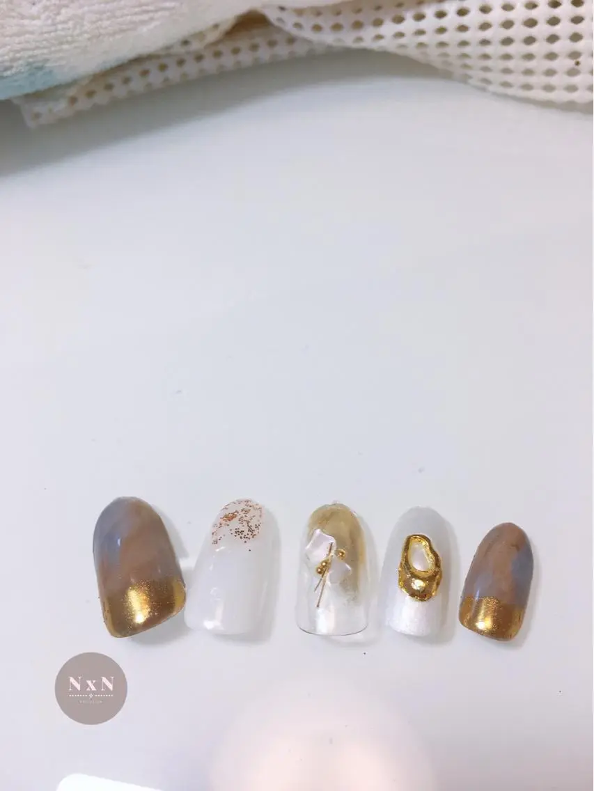 ネイル ジェルネイル ぷっくりネイル nail salon N×Nのネイルデザイン