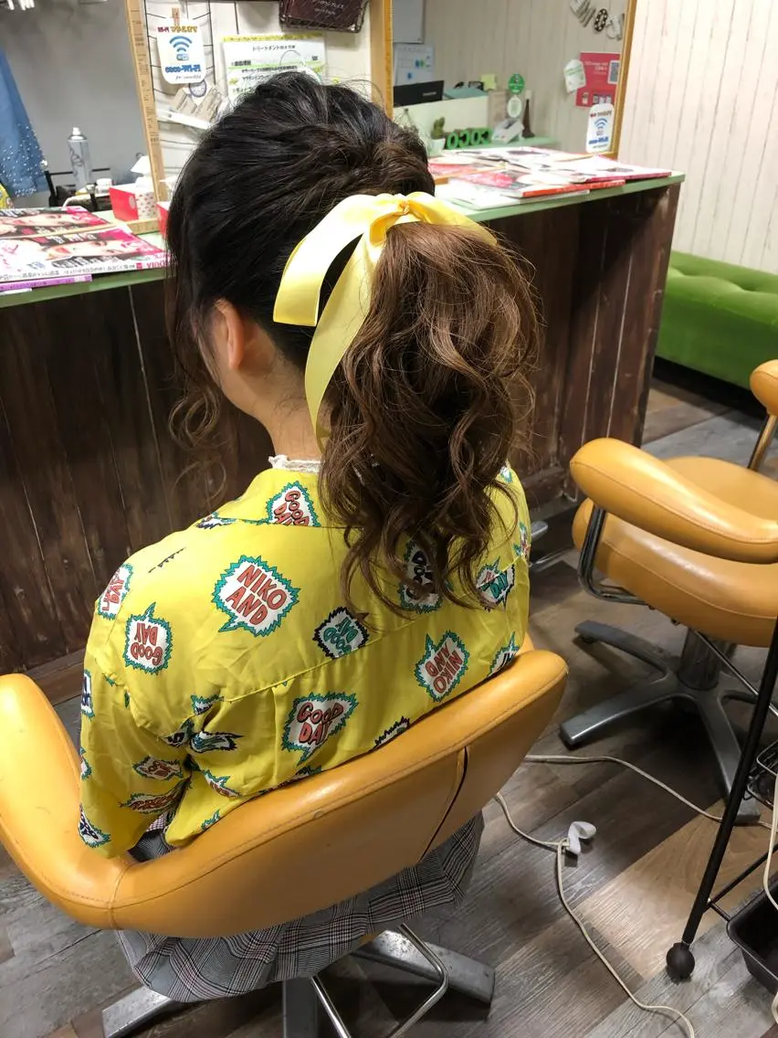 ヘアアレンジ みやもと まなみのヘアスタイル